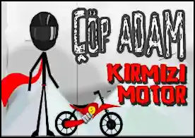 Çöp Adam Kırmızı Motor