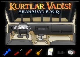 Kurtlar Vadis Arabadan Kaçış
